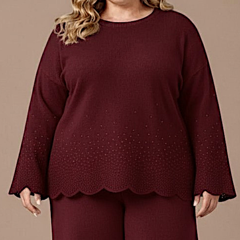 Maxi Maglia Effetto Lana Dafne