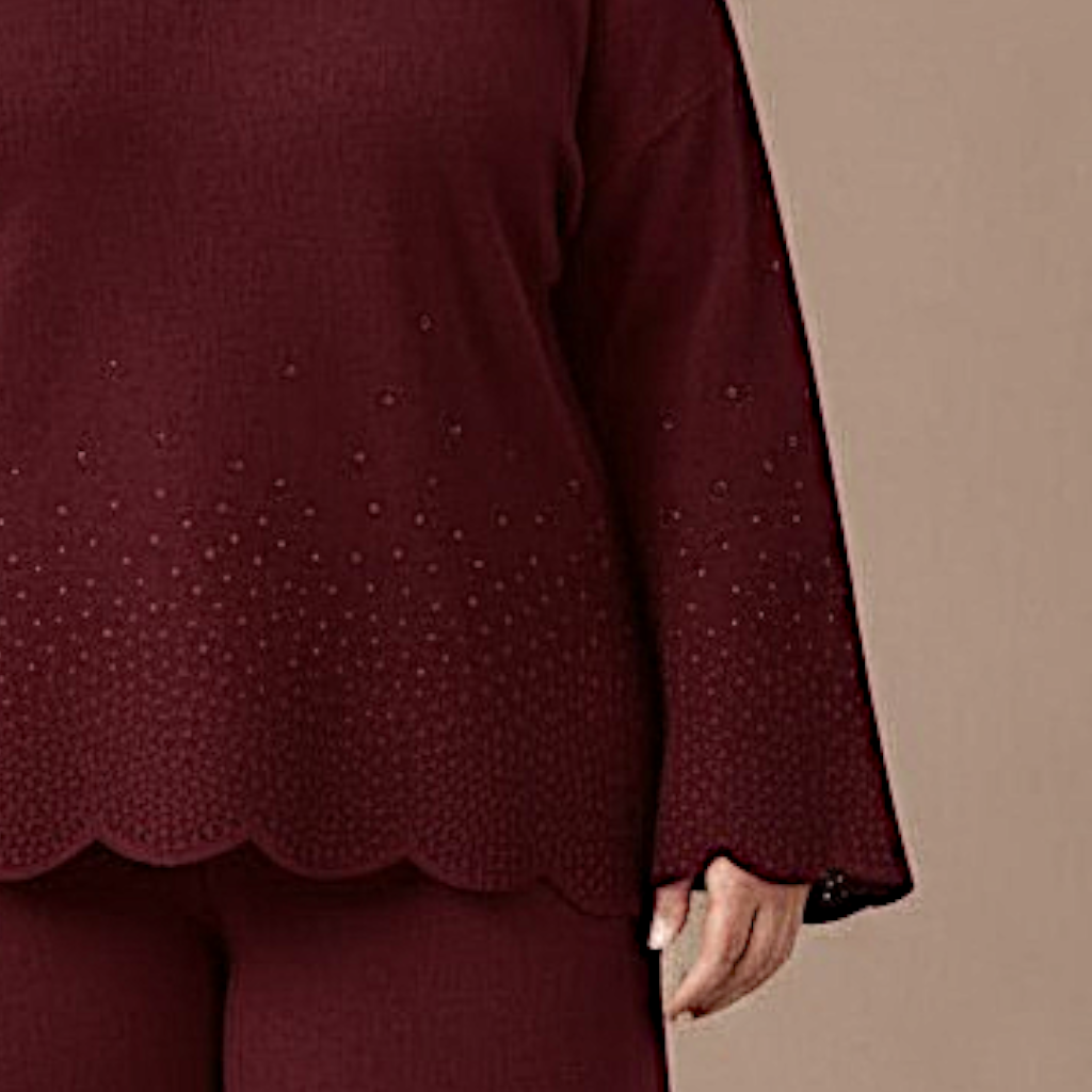 Maxi Maglia Effetto Lana Dafne