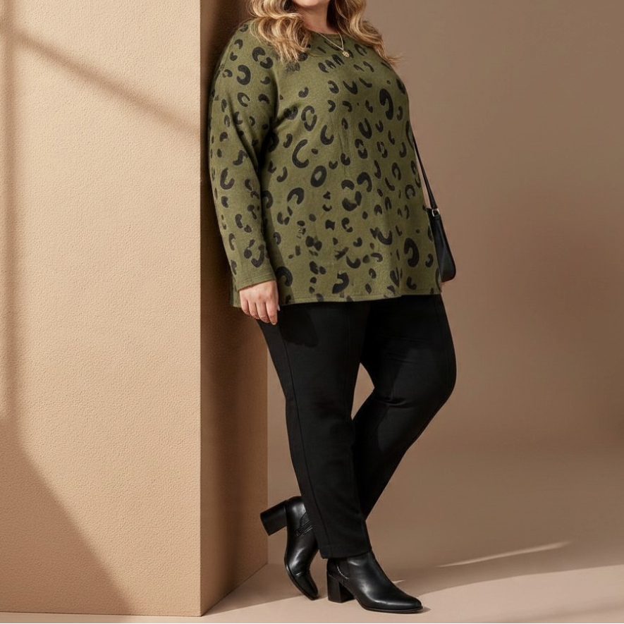 Maxi Maglia Effetto Lana Felicia
