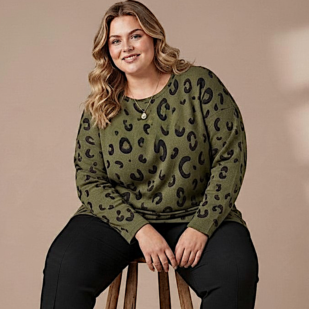 Maxi Maglia Effetto Lana Felicia