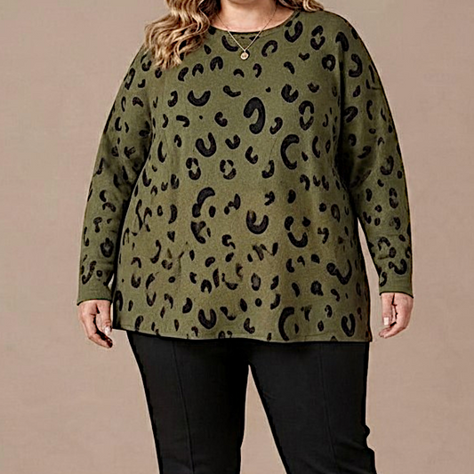 Maxi Maglia Effetto Lana Felicia