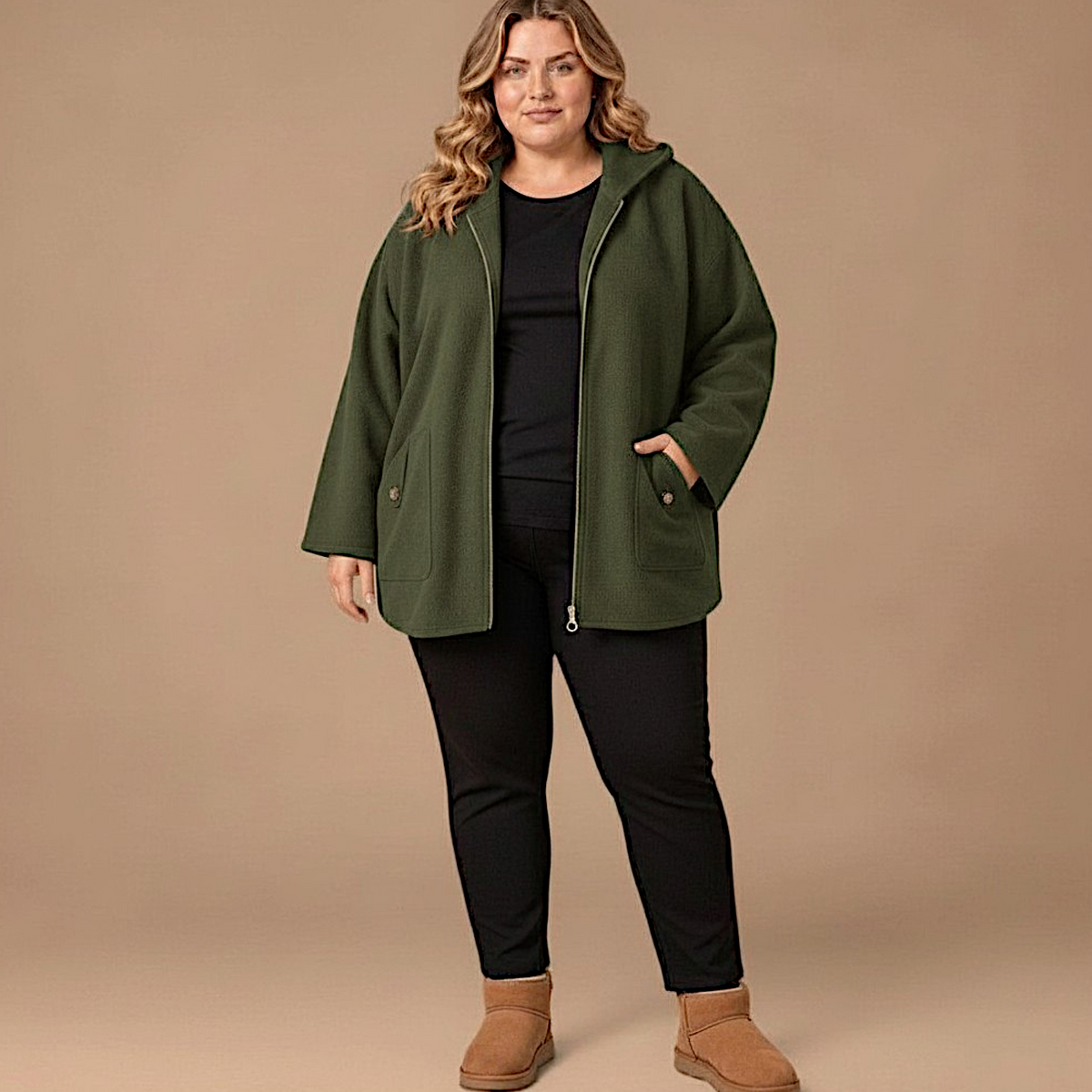 Maxi Giacca con Cappuccio Eleonora