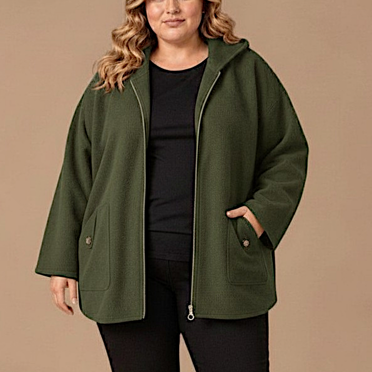 Maxi Giacca con Cappuccio Eleonora