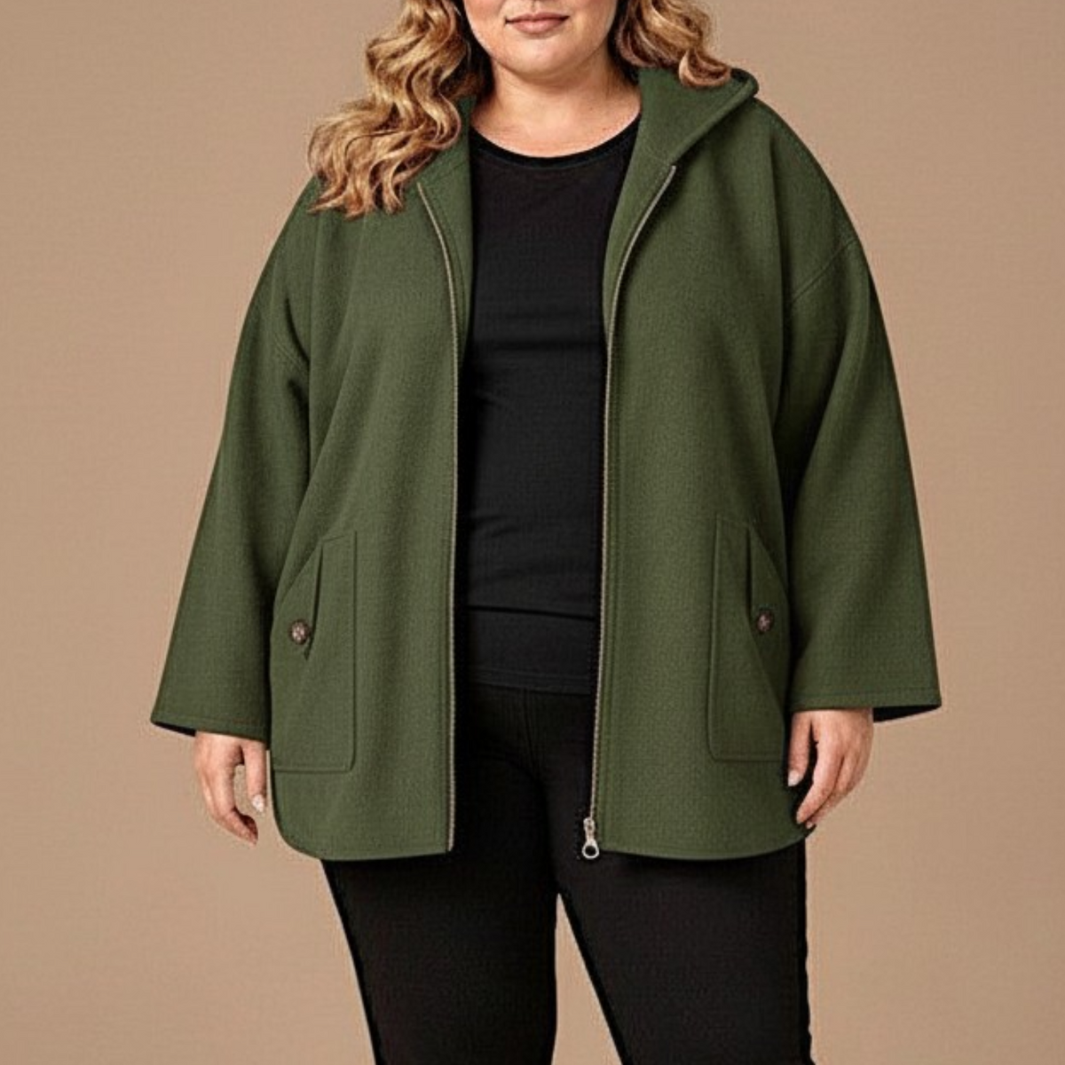 Maxi Giacca con Cappuccio Eleonora