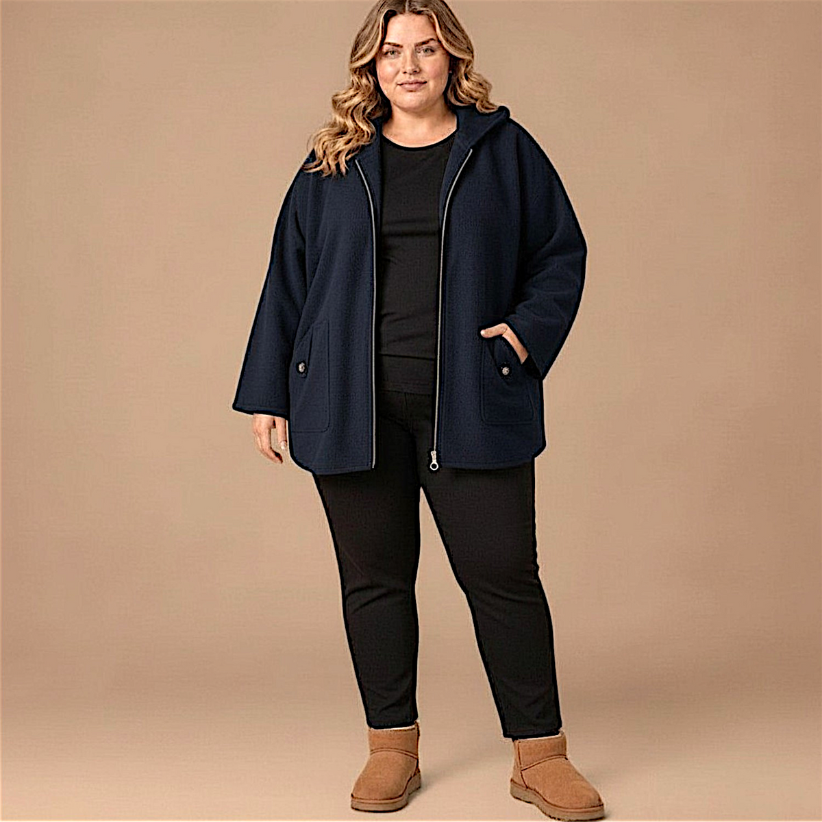 Maxi Giacca con Cappuccio Ester