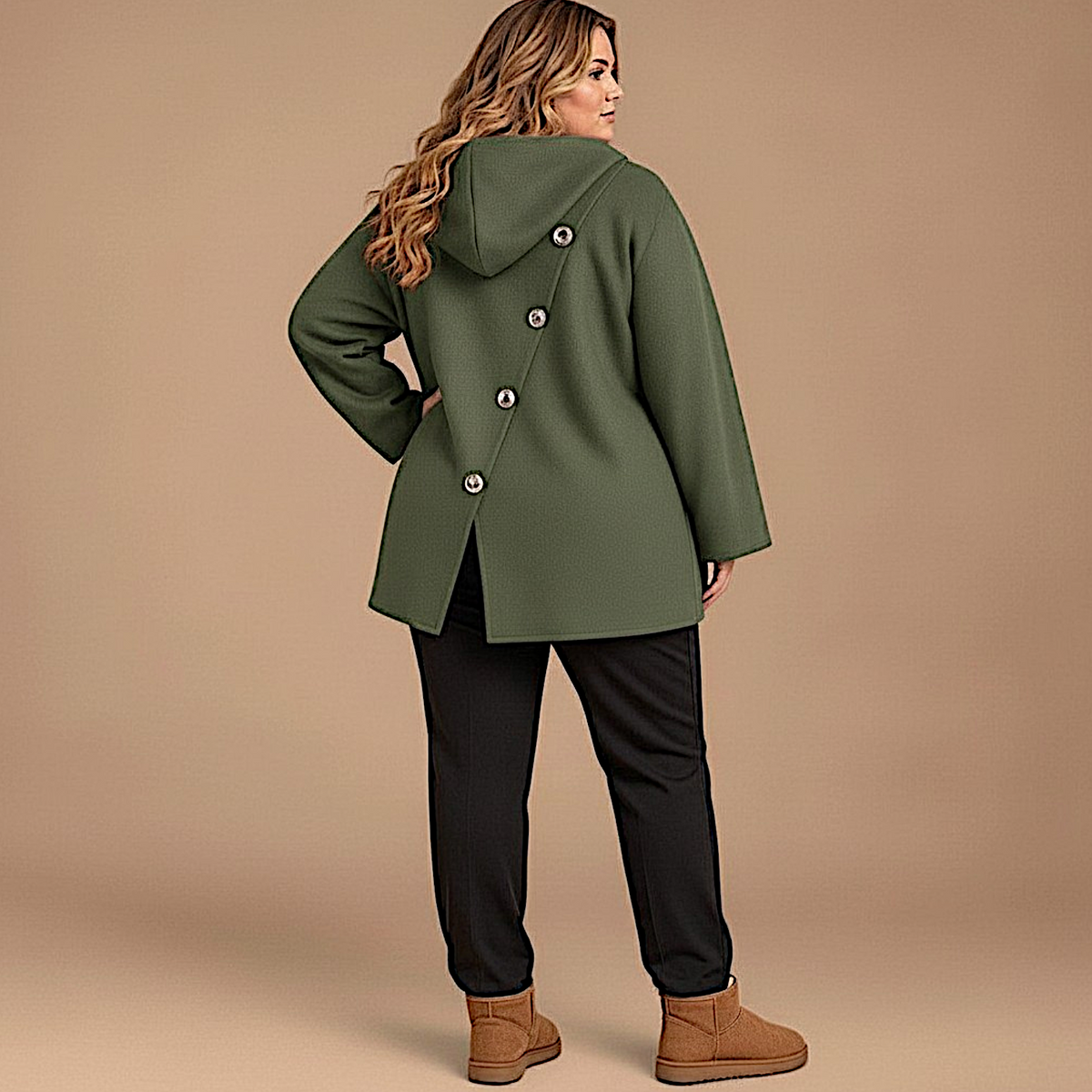Maxi Giacca con Cappuccio Eleonora