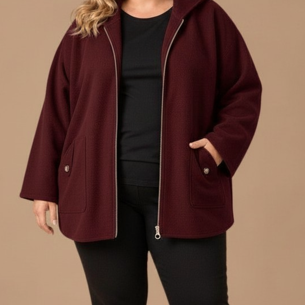 Maxi Giacca con Cappuccio Emiliana