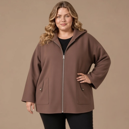 Maxi Giacca con Cappuccio Edoarda