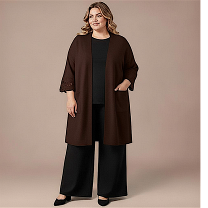 Maxi Cardigan effetto Lana Andrea