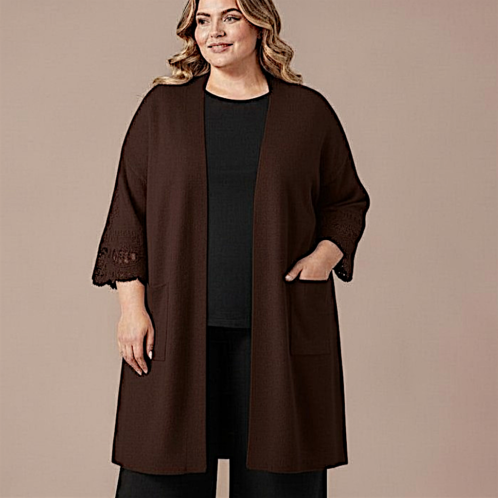 Maxi Cardigan effetto Lana Andrea