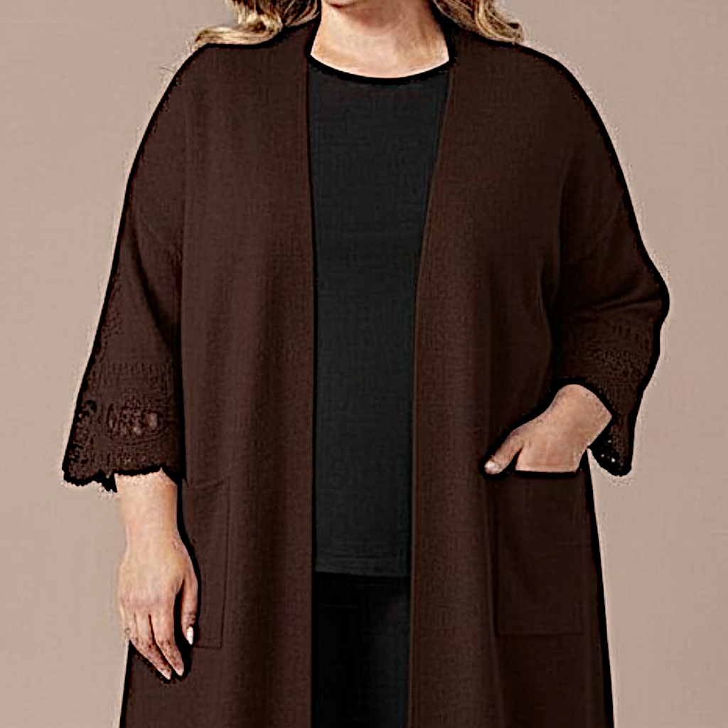 Maxi Cardigan effetto Lana Andrea