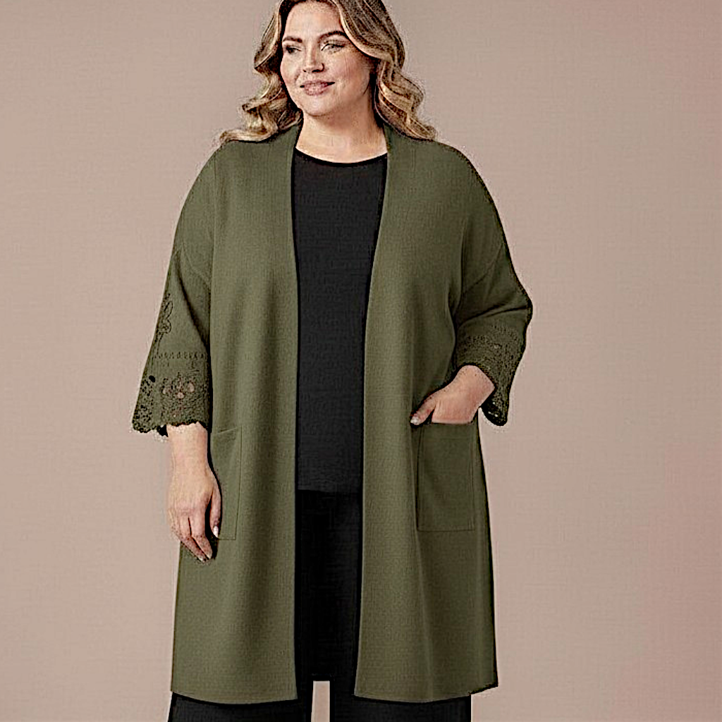 Maxi Cardigan effetto Lana Ambra