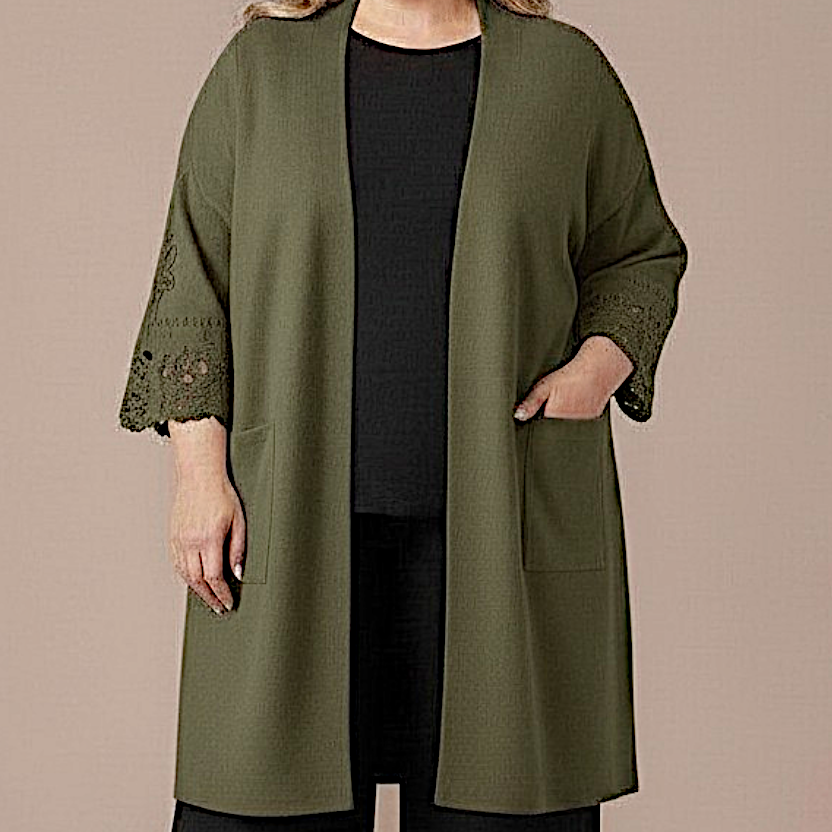 Maxi Cardigan effetto Lana Ambra