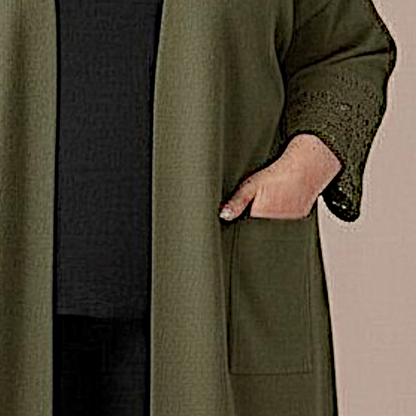Maxi Cardigan effetto Lana Ambra