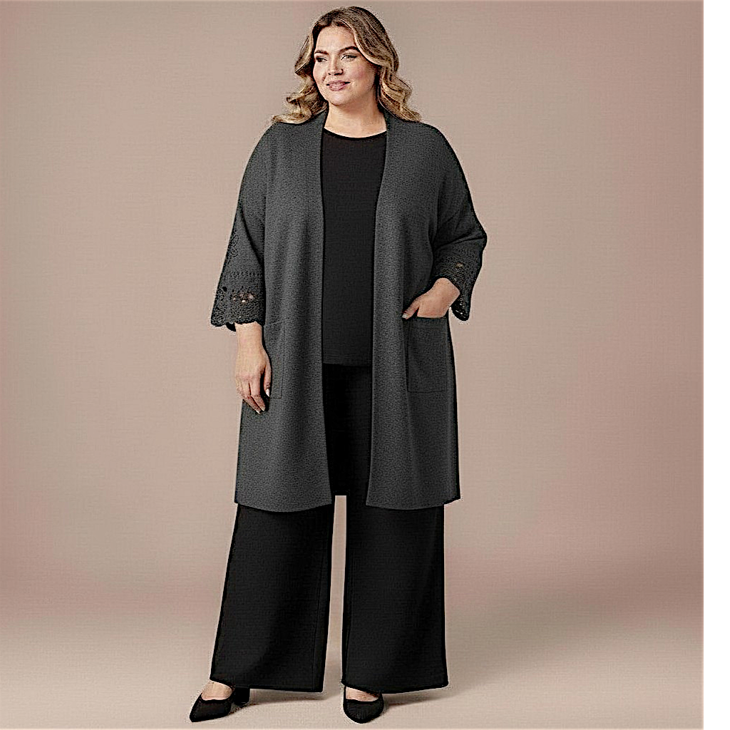 Maxi Cardigan effetto Lana Allegra