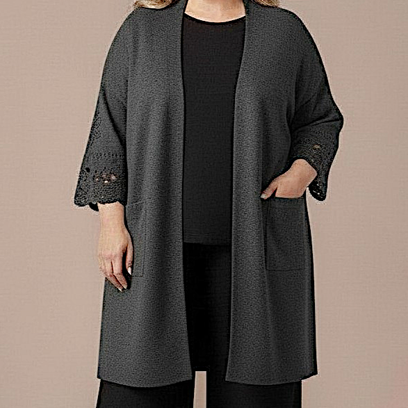 Maxi Cardigan effetto Lana Allegra