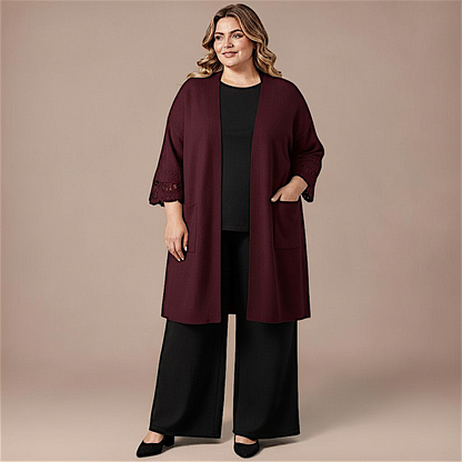 Maxi Cardigan effetto Lana Assunta