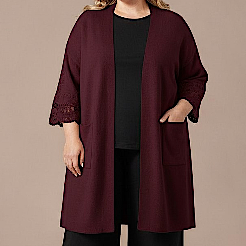 Maxi Cardigan effetto Lana Assunta
