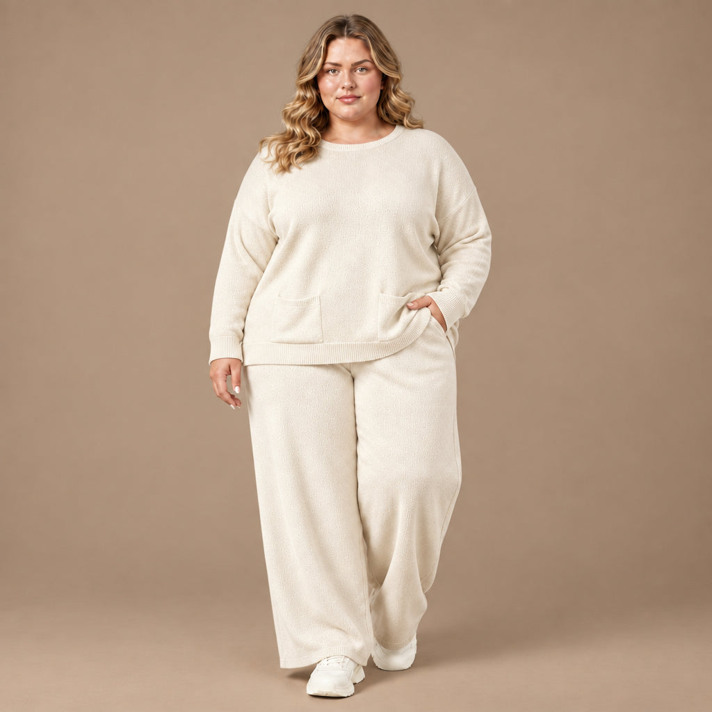 Maxi Maglia con Costine Carla