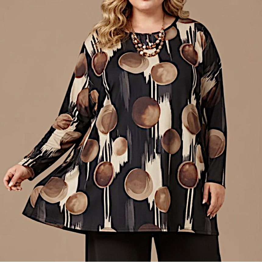 Maxi Maglia in Crepe  Anna