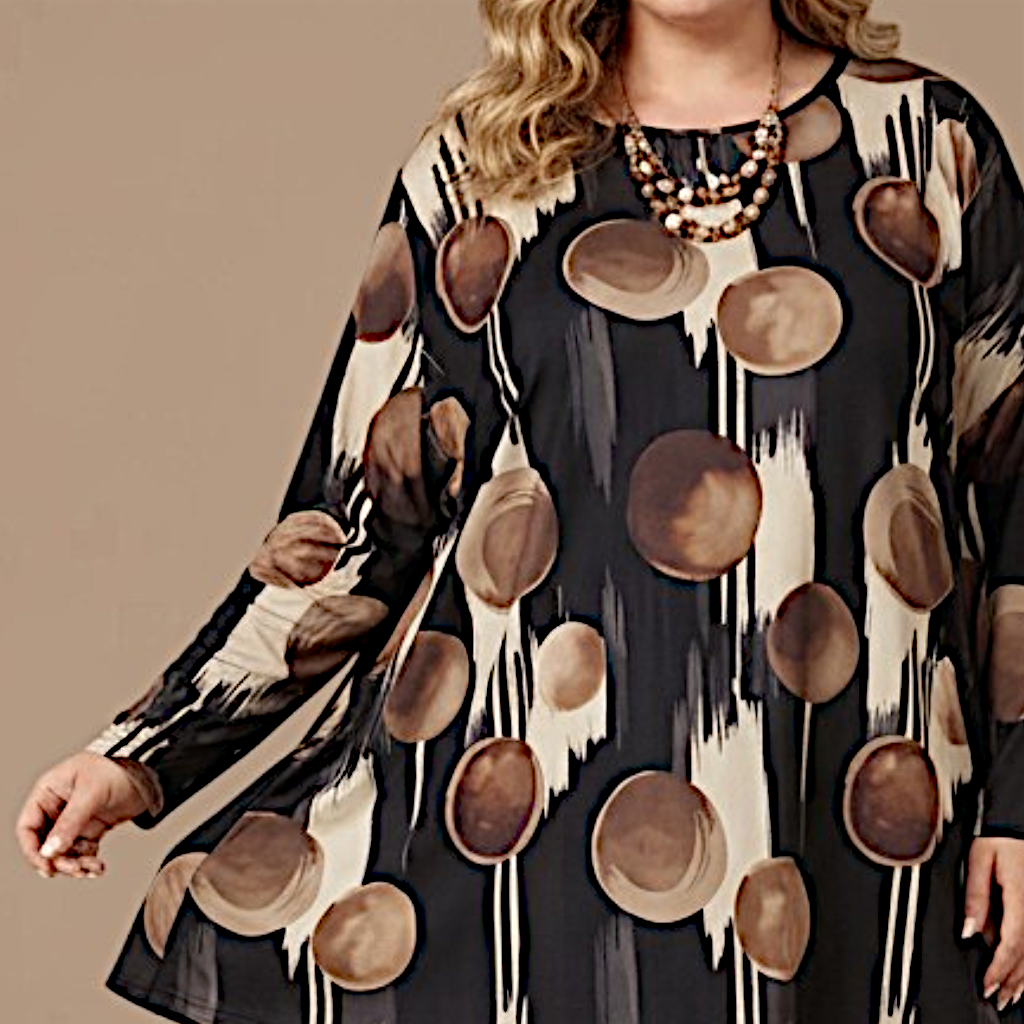 Maxi Maglia in Crepe  Anna