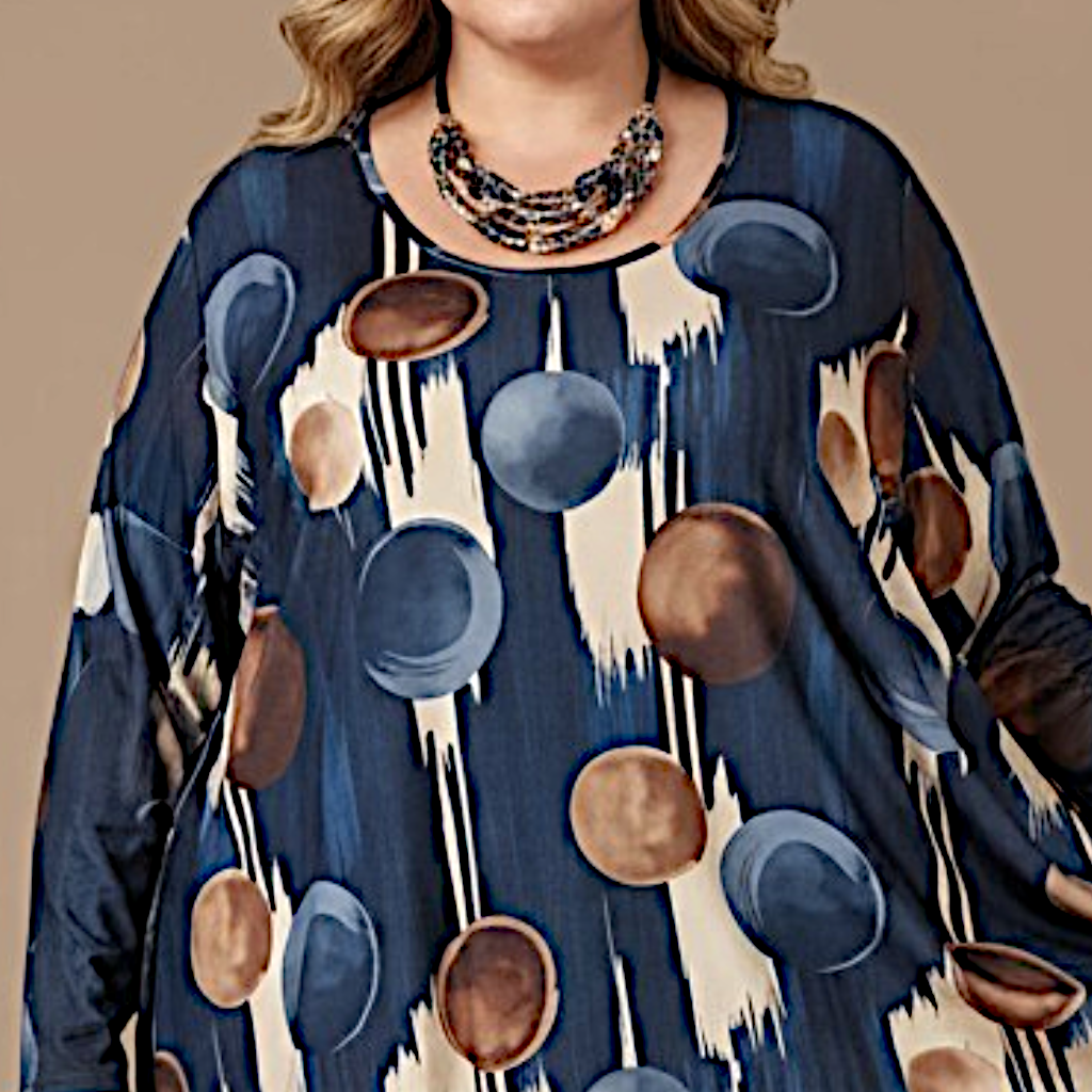 Maxi Maglia in Crepe  Anita
