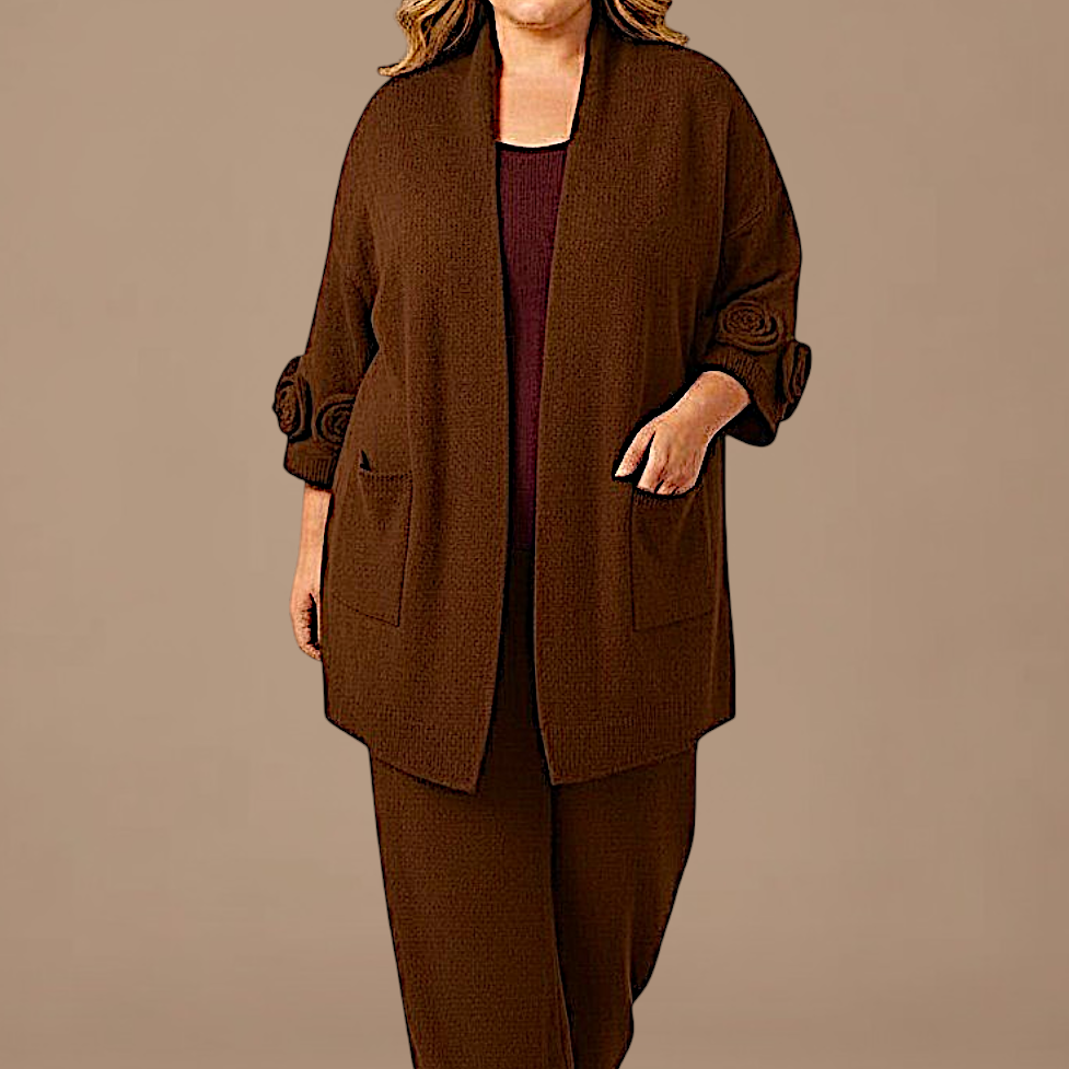 Maxi Cardigan effetto Lana Placida