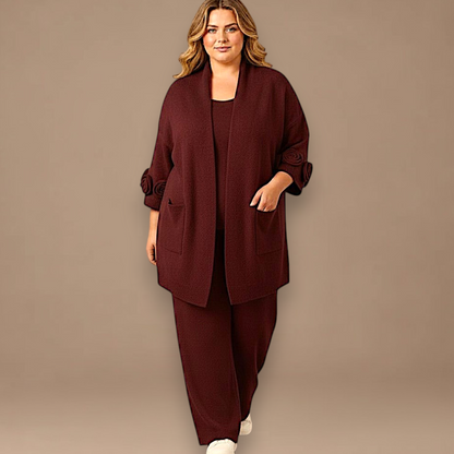 Maxi Cardigan effetto Lana Prisca