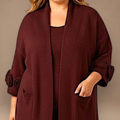 Maxi Cardigan effetto Lana Prisca
