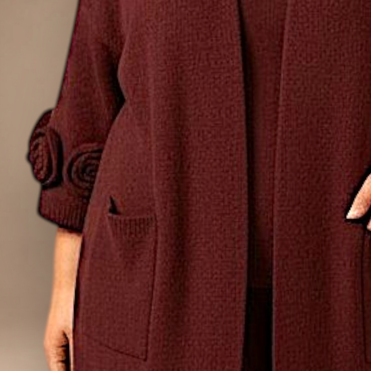 Maxi Cardigan effetto Lana Prisca