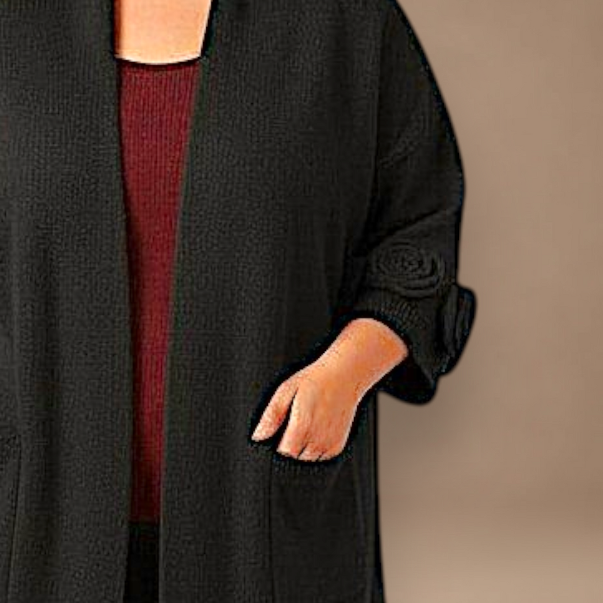Maxi Cardigan effetto Lana Priscilla
