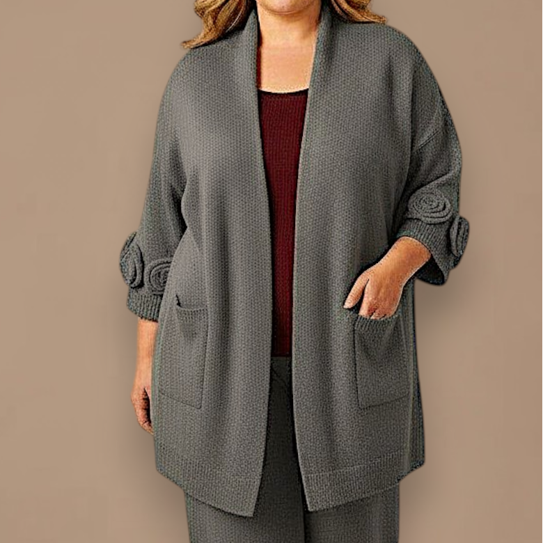 Maxi Cardigan effetto Lana Parsifal