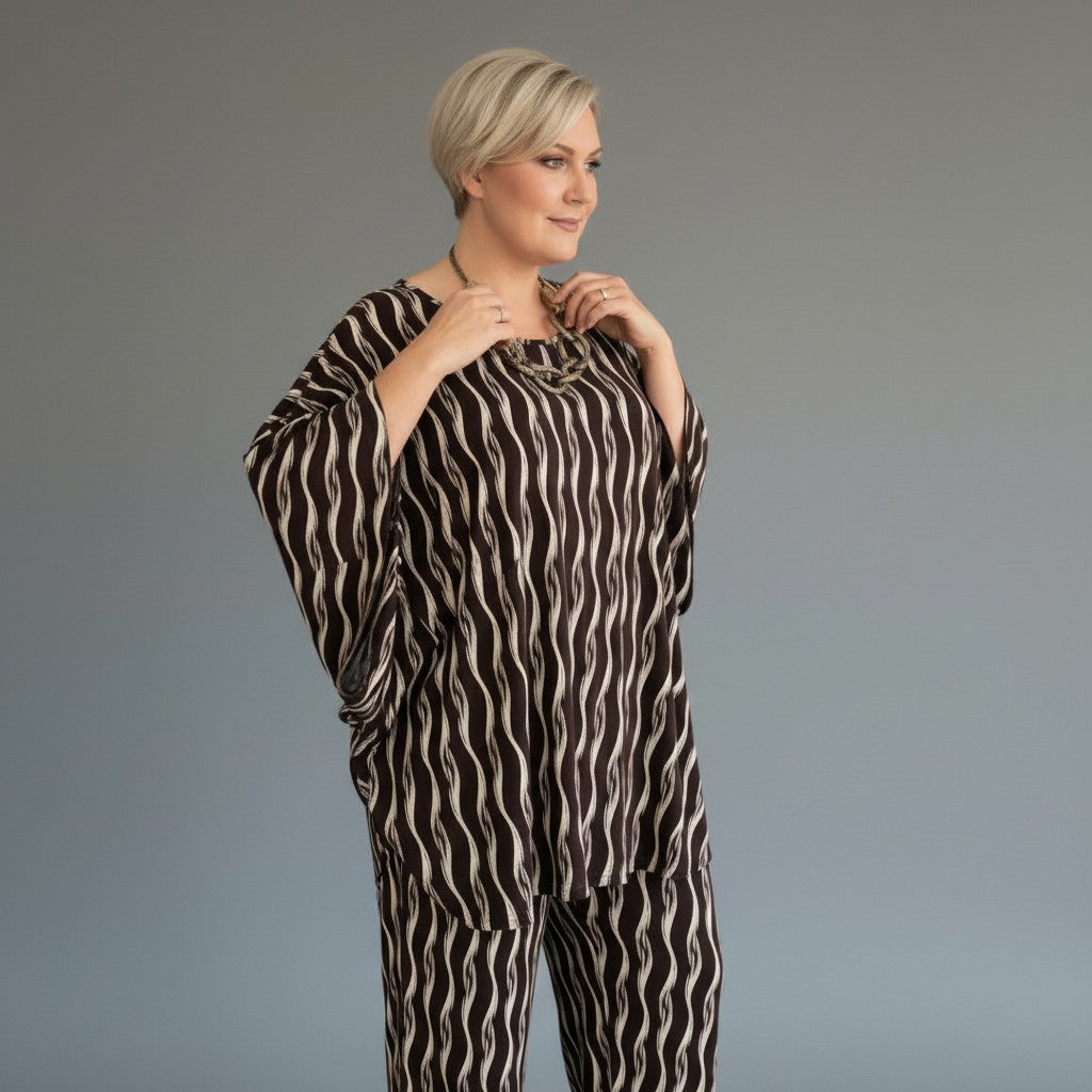 Maxi Maglia  Taglie Forti Elasticizzata Titti