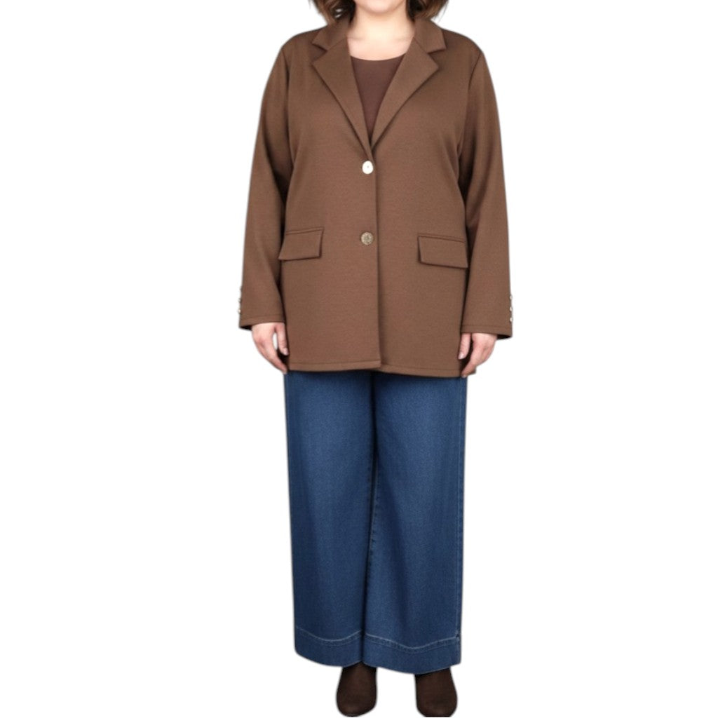 Maxi Giacca 100% Viscosa Elasticizzata Isolde