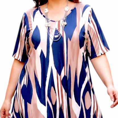 Maxi Maglia  Taglie Forti Elasticizzata Fabrizia
