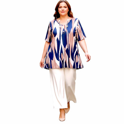 Maxi Maglia  Taglie Forti Elasticizzata Fabrizia