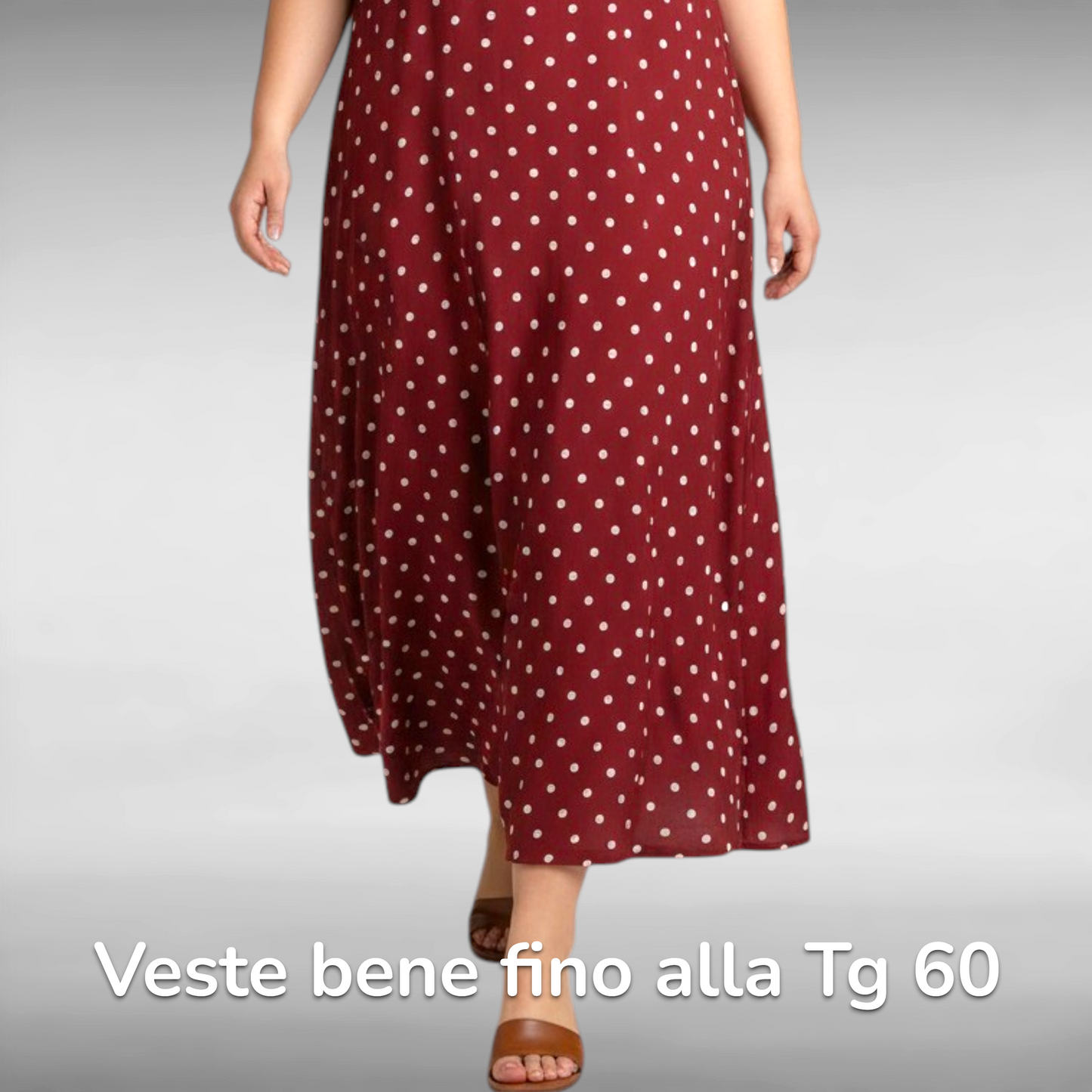 Maxi Abito 100% Viscosa Fantasia Ivette