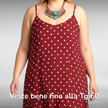 Maxi Abito 100% Viscosa Fantasia Ivette