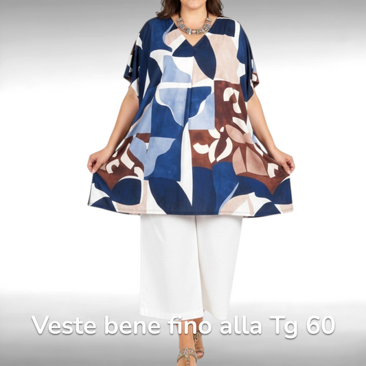 Maxi Maglia  Taglie Forti Elasticizzata Rodica