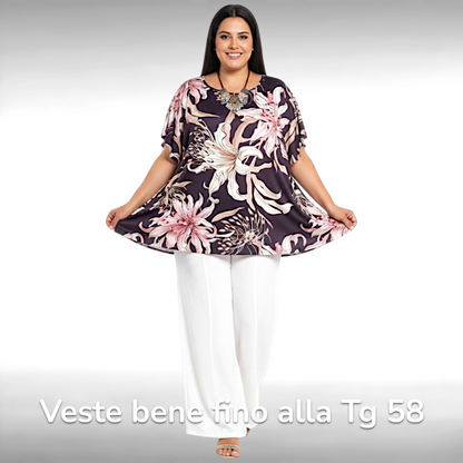 Maxi Maglia  Taglie Forti Elasticizzata Polly