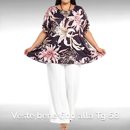 Maxi Maglia  Taglie Forti Elasticizzata Polly