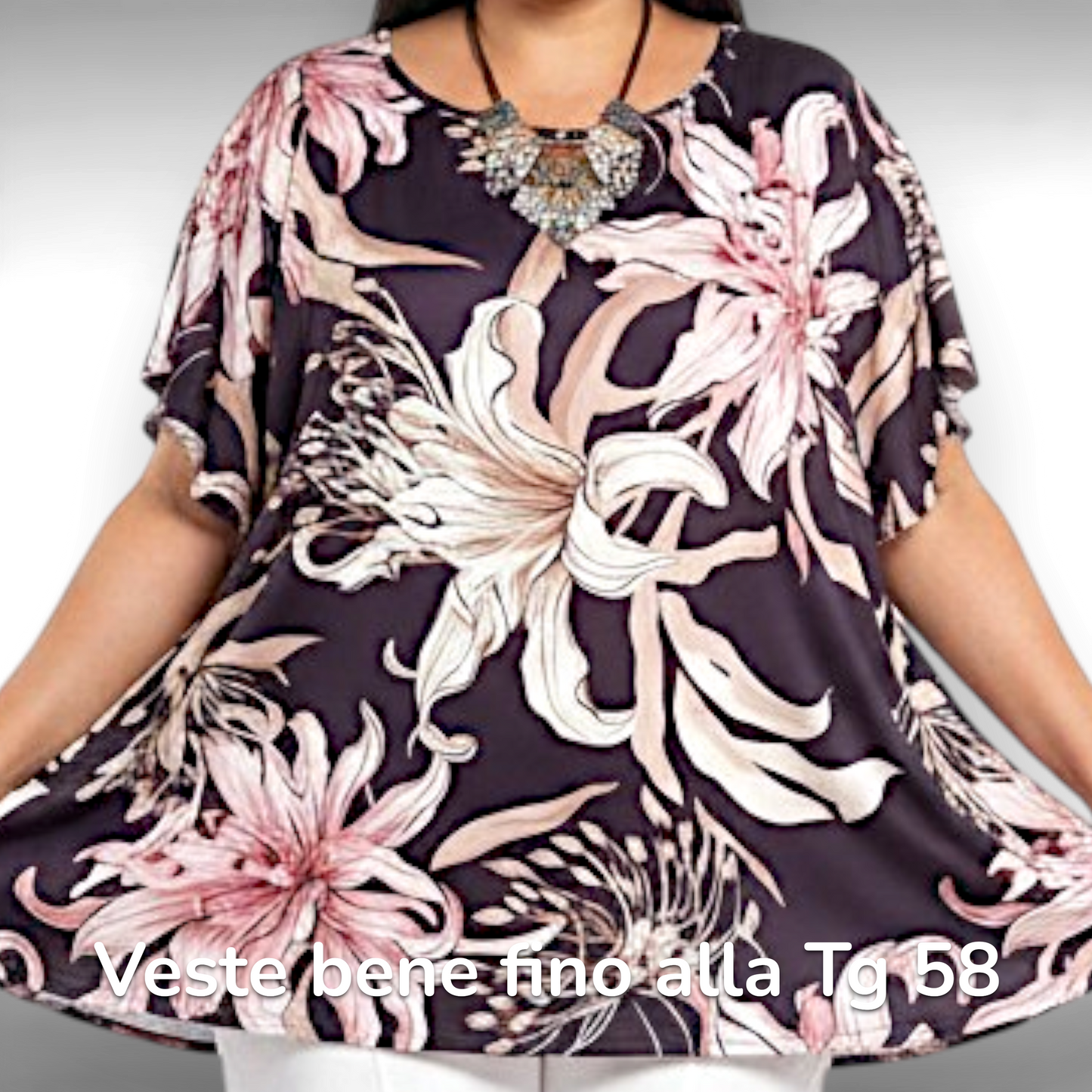 Maxi Maglia  Taglie Forti Elasticizzata Polly