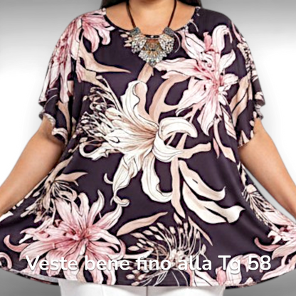 Maxi Maglia  Taglie Forti Elasticizzata Polly