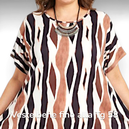 Maxi Maglia  Taglie Forti Elasticizzata Pretty
