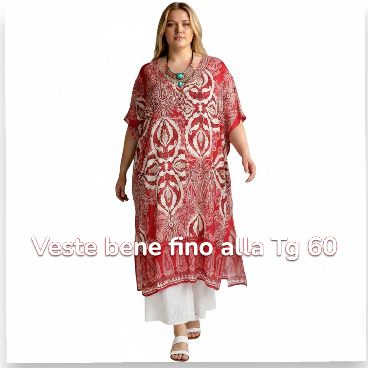 Maxi Maglia/Abito in Crepe Fantasia Sonia