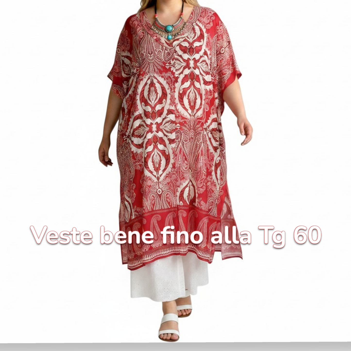 Maxi Maglia/Abito in Crepe Fantasia Sonia