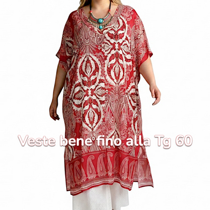 Maxi Maglia/Abito in Crepe Fantasia Sonia