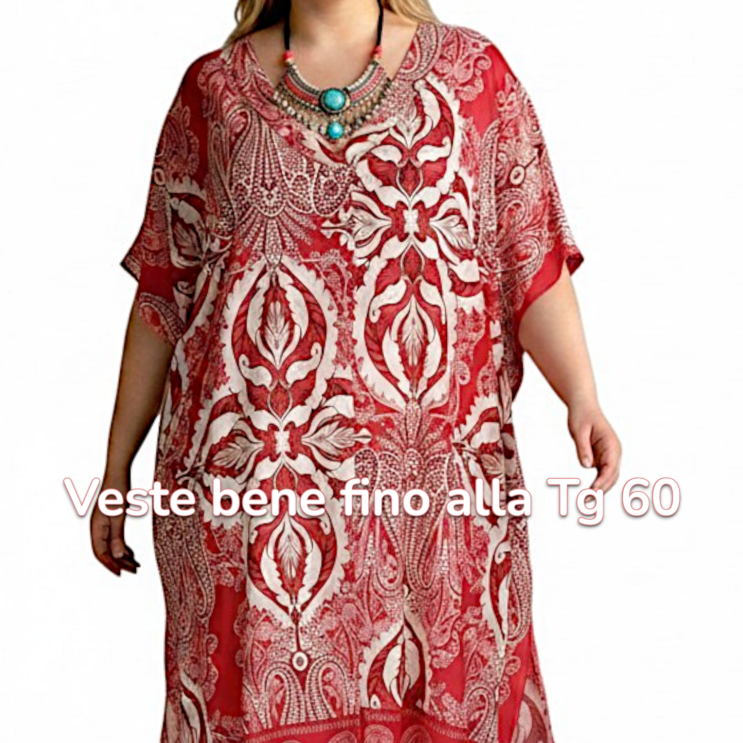 Maxi Maglia/Abito in Crepe Fantasia Sonia