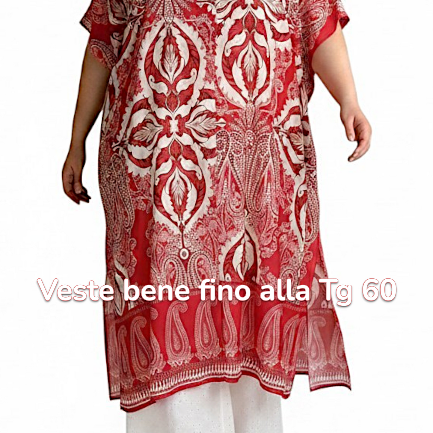 Maxi Maglia/Abito in Crepe Fantasia Sonia