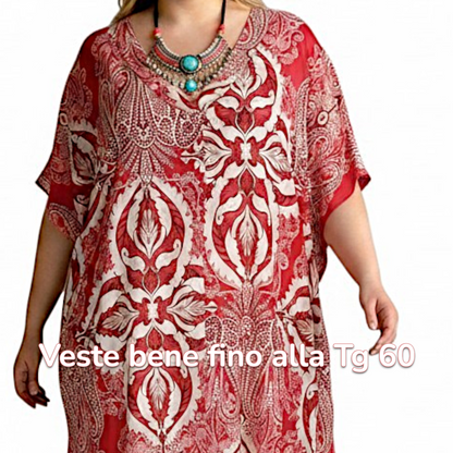 Maxi Maglia/Abito in Crepe Fantasia Sonia